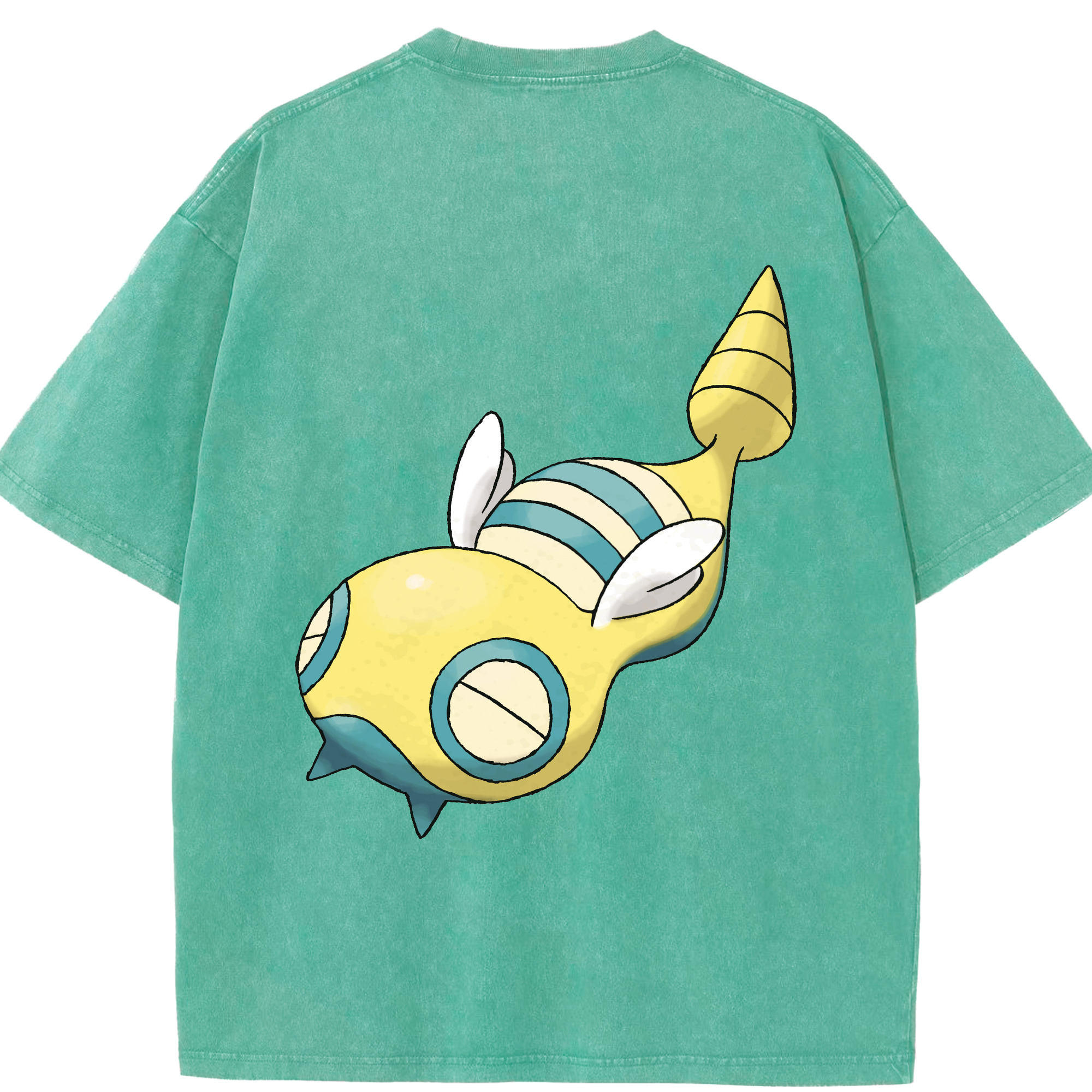 （画像用） ポケットモンスター Pokémon 綿100% ヴィンテージ風 半袖Tシャツ（背面プリント）